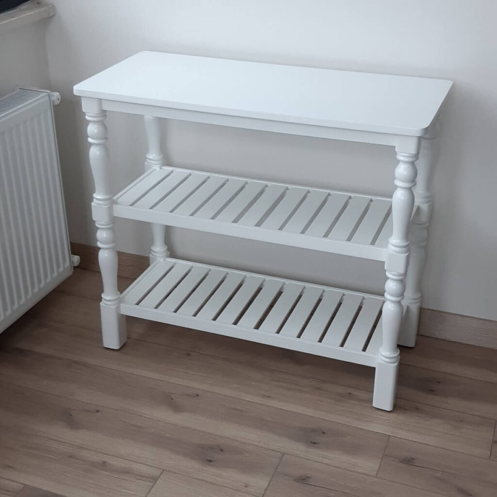 Minderli Ahşap Ayakkabılık 2 Raflı EFE Mobilya Masa